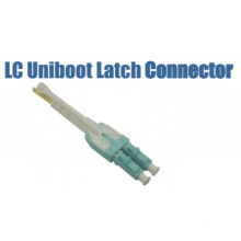 LC Uniboot Latch Duplex Singlemode ou Multimode Fiber Optical Connector